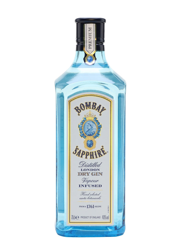 Bombay Sapphire London Dry Gin 0,7l, alk. 40 % tilavuudesta