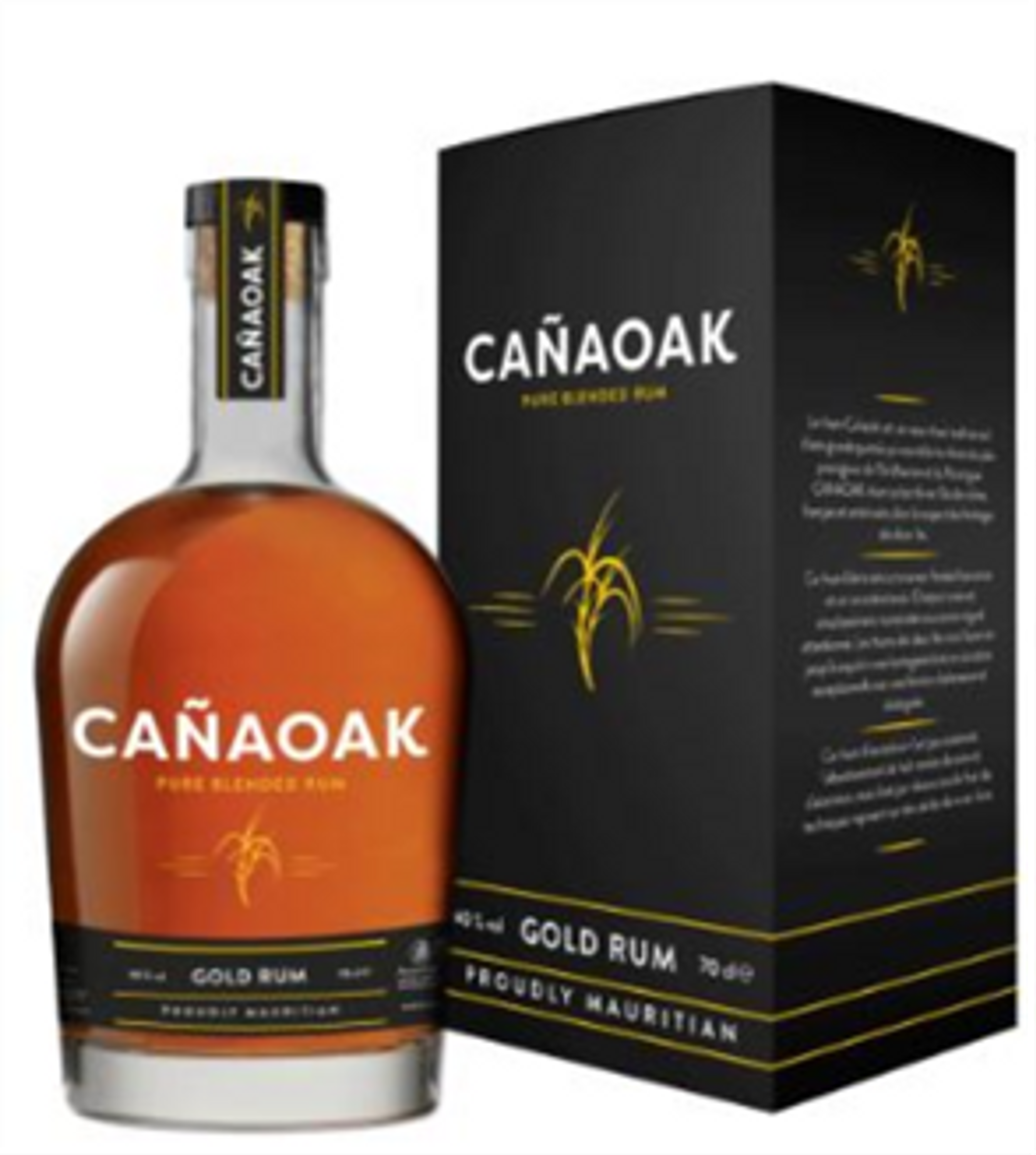Canaoak Pure Blended Gold Rum 0.7l, alc. 40% by volume, Mauritius Rum