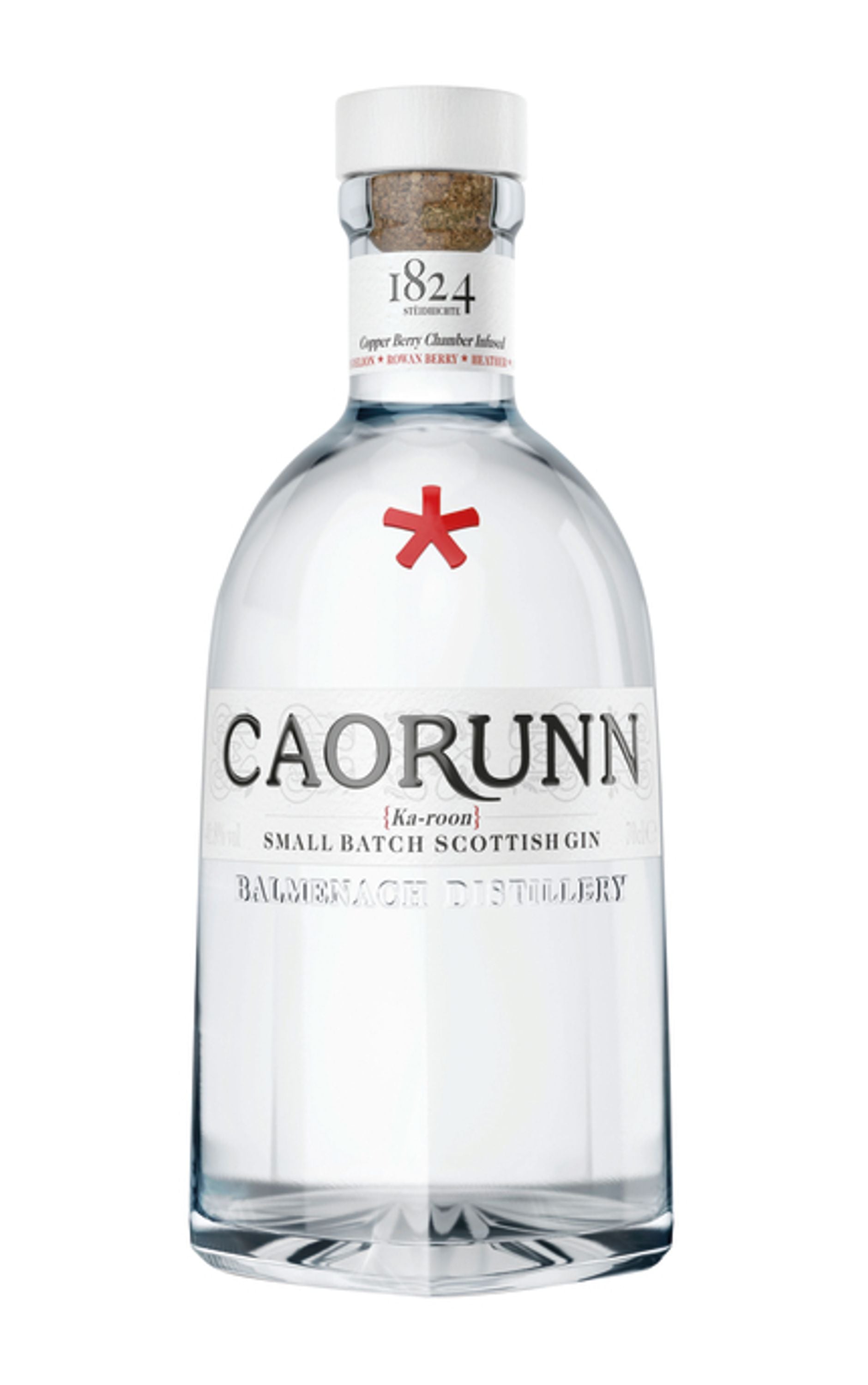Caorunn Small Batch Scottish Dry Gin 0,7l, alk. 41,8 tilavuusprosenttia.