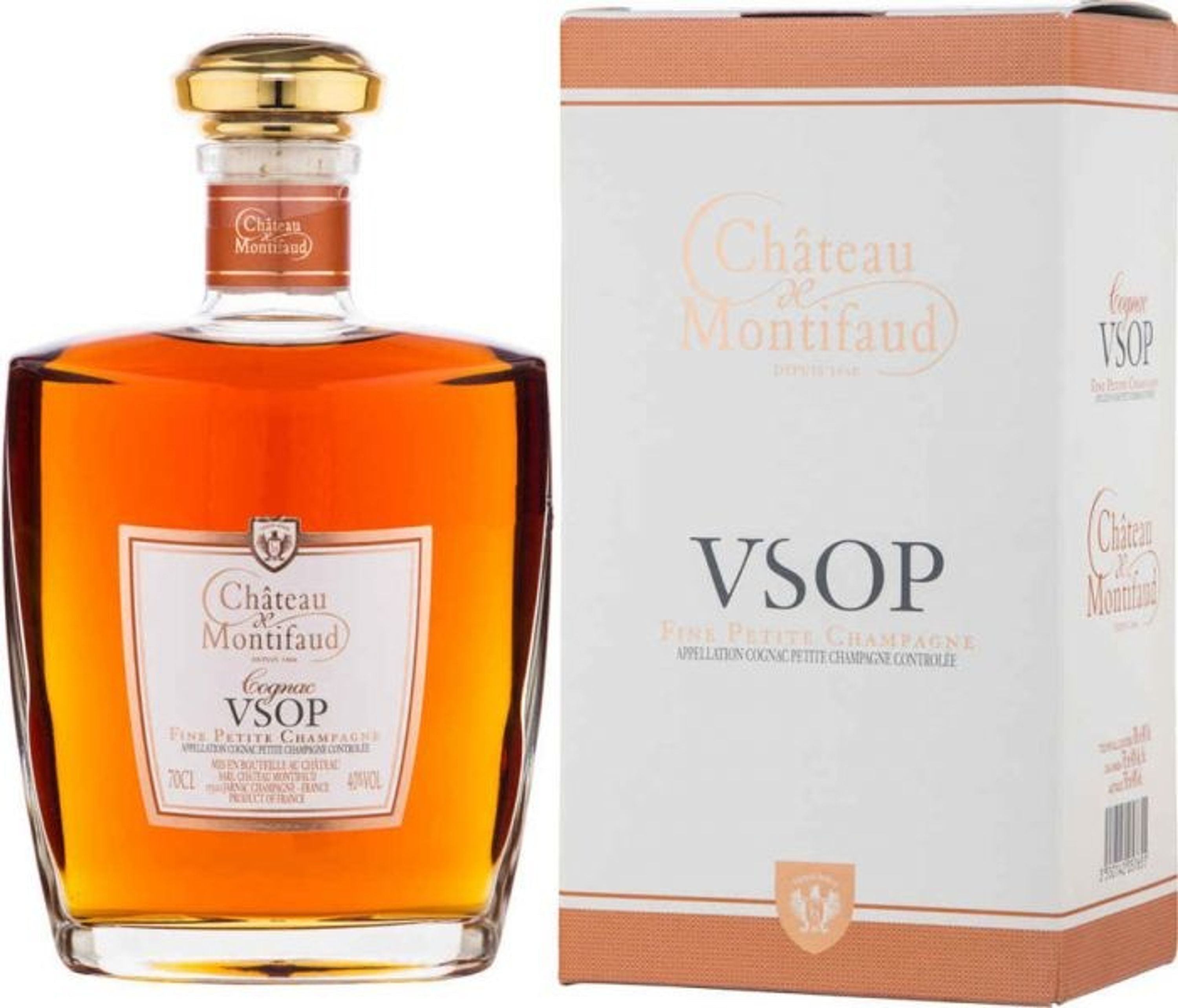 Chateau Montifaud VSOP Elliptique 0.7l, alc. 40% by volume, Cognac France 