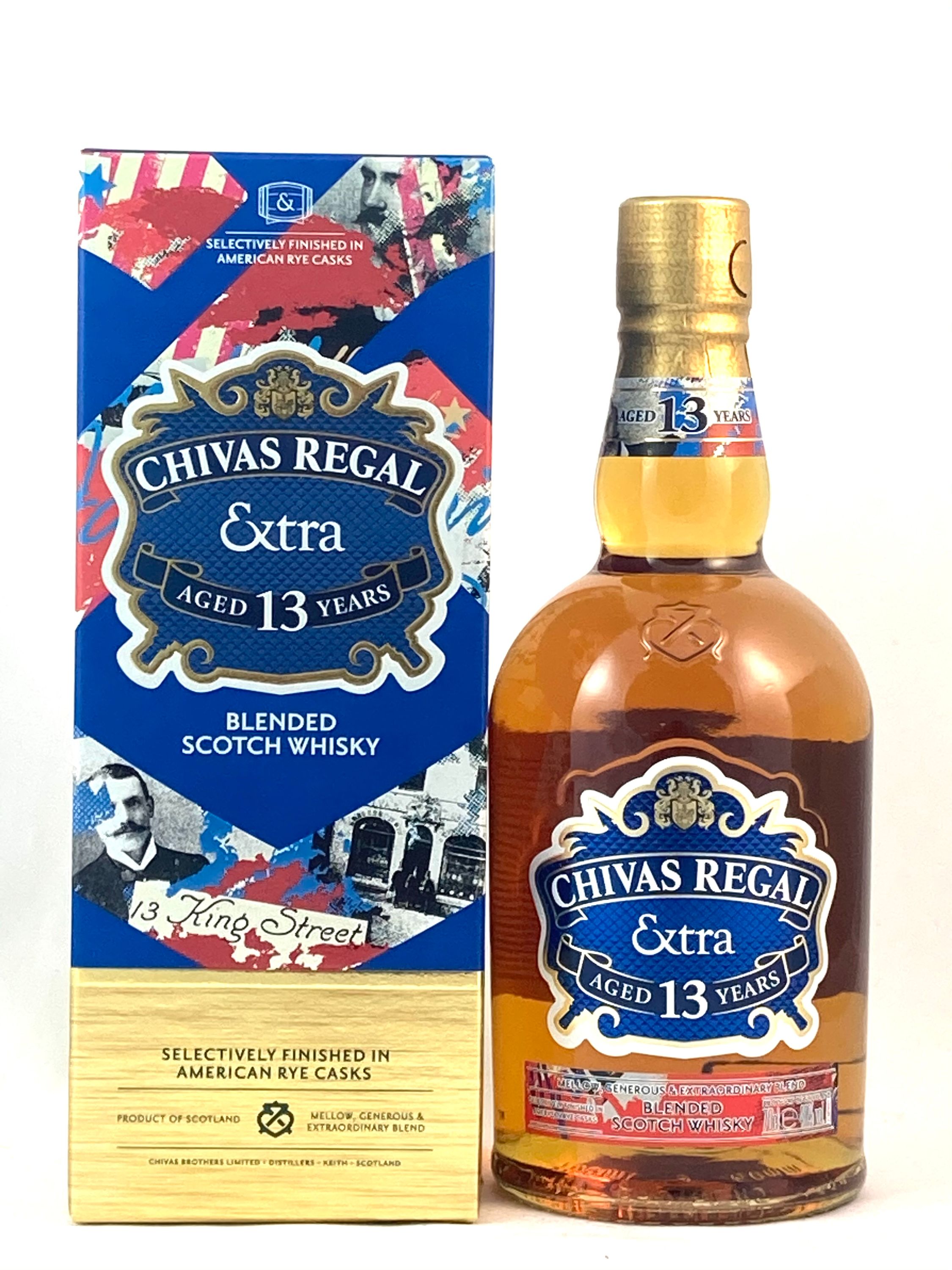 Chivas Regal 13 Years American Rye Cask Blended Scotch Whiskey 0.7l alc. 40% by volume