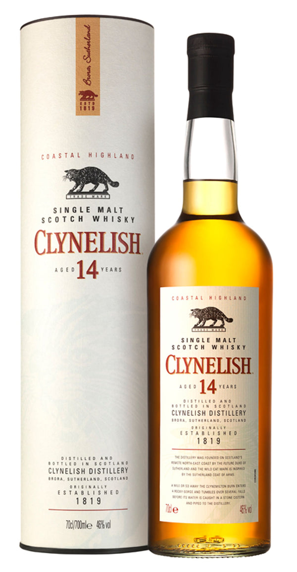 Clynelish 14 vuotta 0,7l, alk. 46 % tilavuudesta