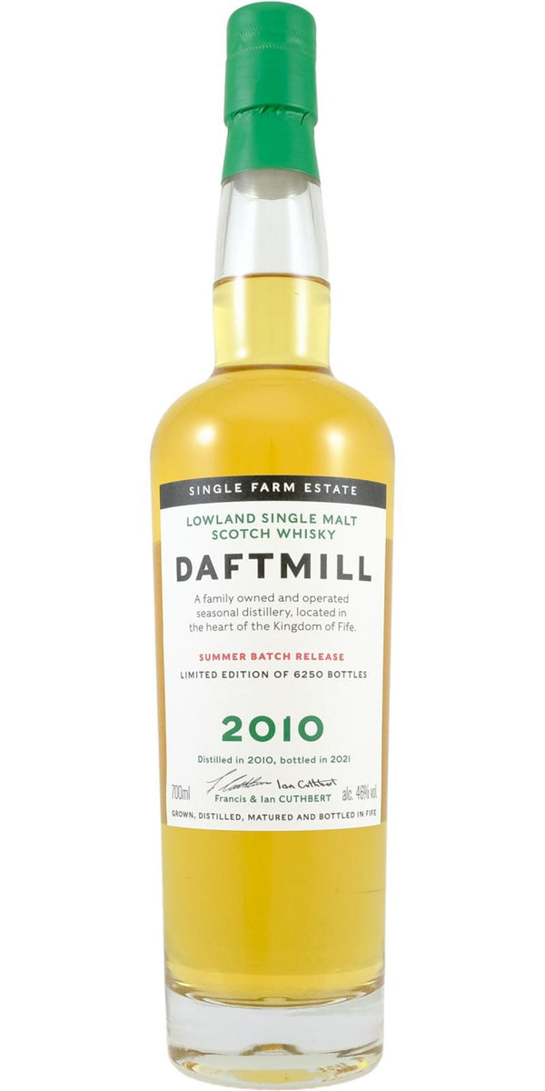 Daftmill 2010 Summer Batch Release 0,7l, alk. 46 % tilavuudesta