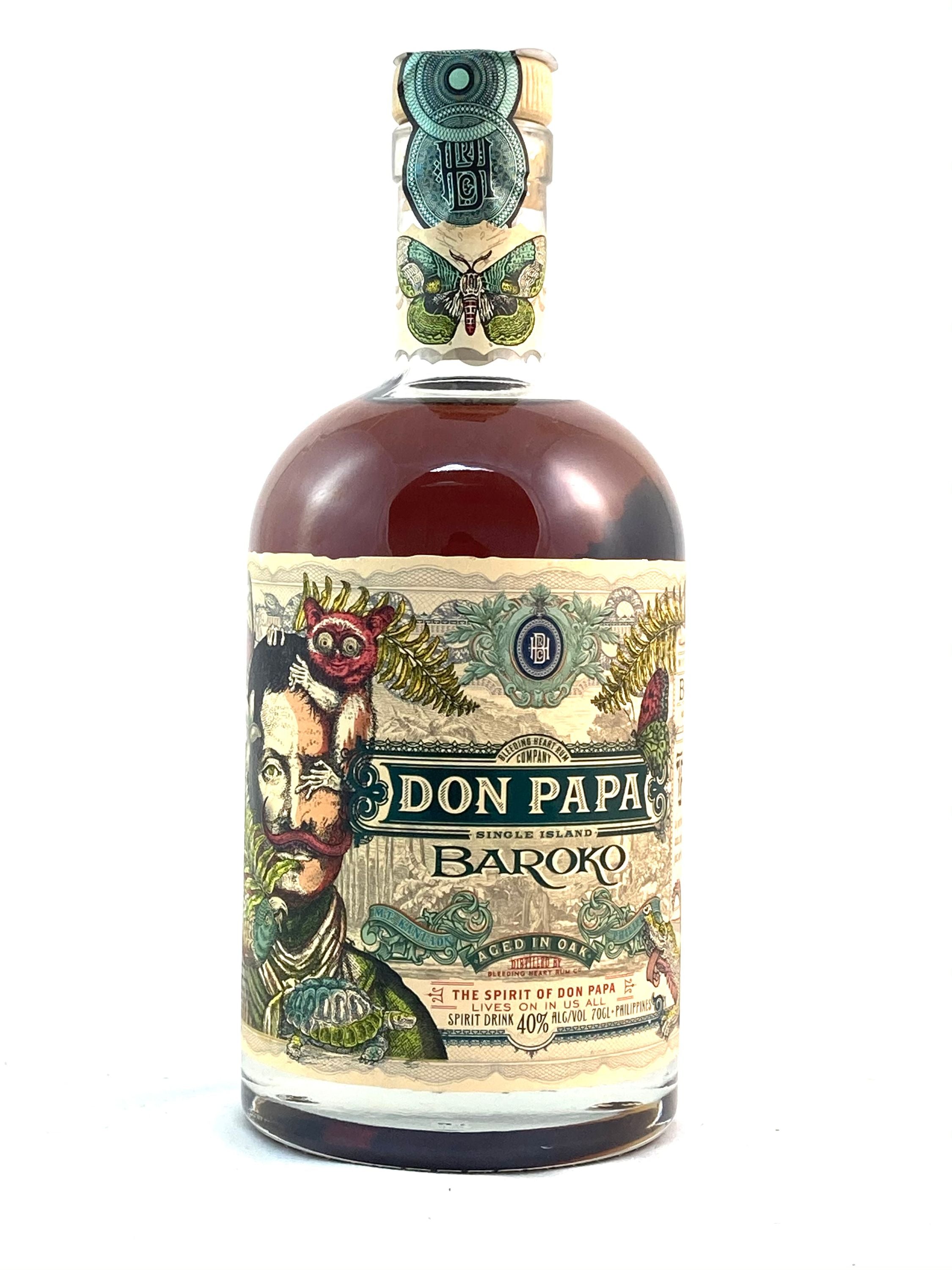 Don Papa Rum Baroko 0,7l, alc. 40 Vol.-%