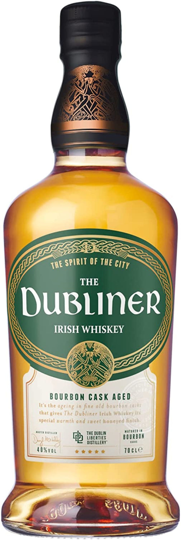 Dubliner Bourbon Cask Irish Whisky 0,7l, alk. 40 tilavuusprosenttia