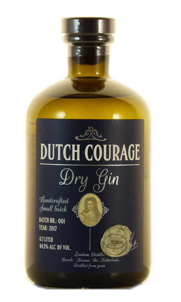 Zuidam Dutch Courage Dry Gin 0,7l, alk. 44,5 tilavuusprosenttia.