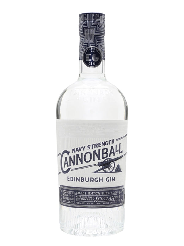 Edinburgh Gin Cannonball Navy Strength 0,7l, alk. 57,2 tilavuusprosenttia.