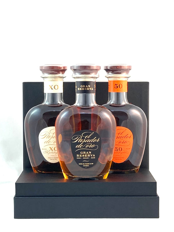 El Pasador de Oro Rum Set 3x0,2l, alc. 43,3 Vol.-%