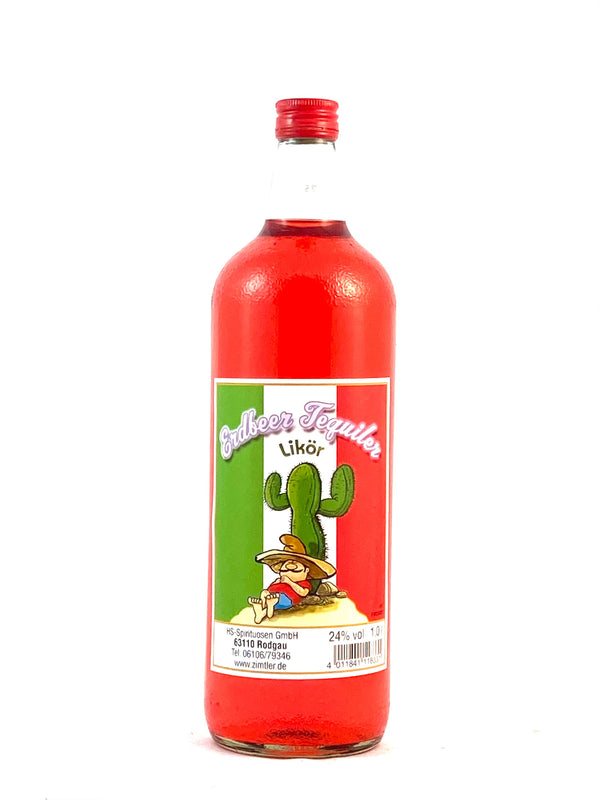 Strawberry Tequila 1.0l, alc. 24% vol., tequila/strawberry schnapps Germany