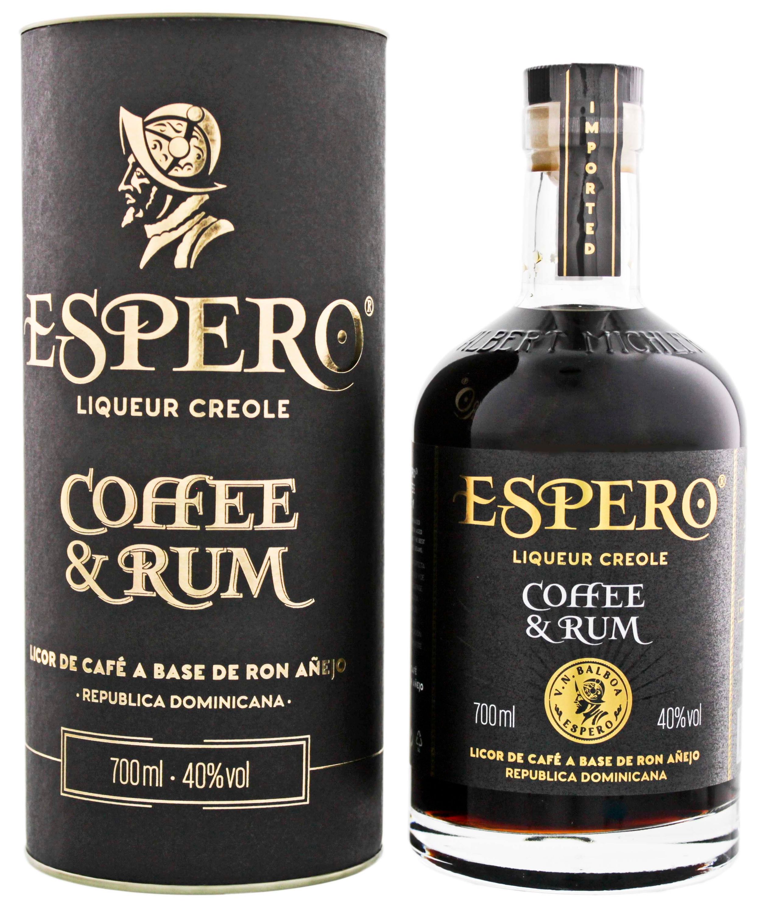 Espero Coffee &amp; Rommi 0,7l, alk. 40 tilavuusprosenttia, rommilikööri Dominikaaninen tasavalta
