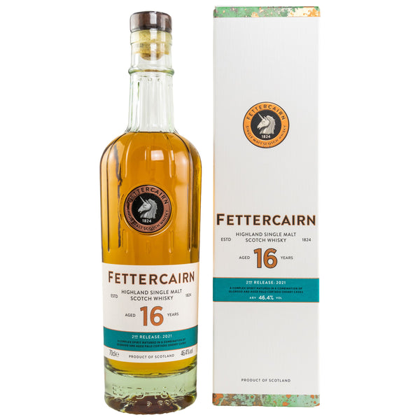 Fettercairn 16 Jahre 2nd Release 2021 0,7l, alc. 46,4 Vol.-%