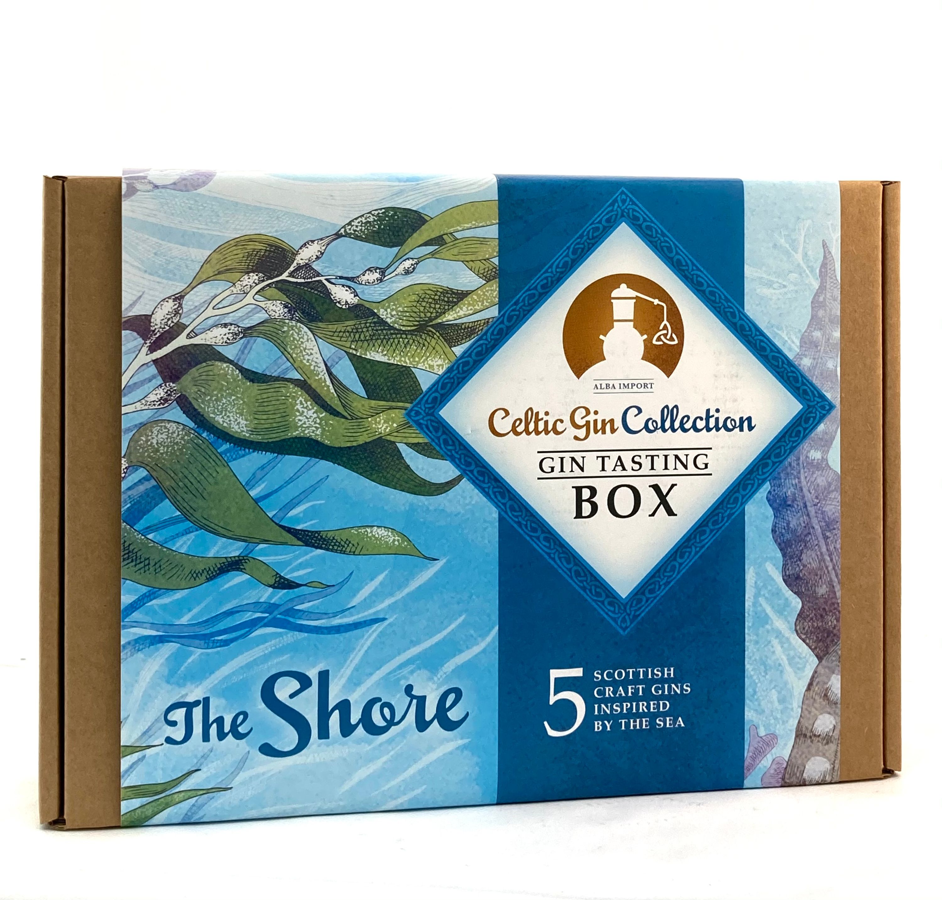 Celtic Gin Collection Tasting Box "The Shore" 5x0.04l 