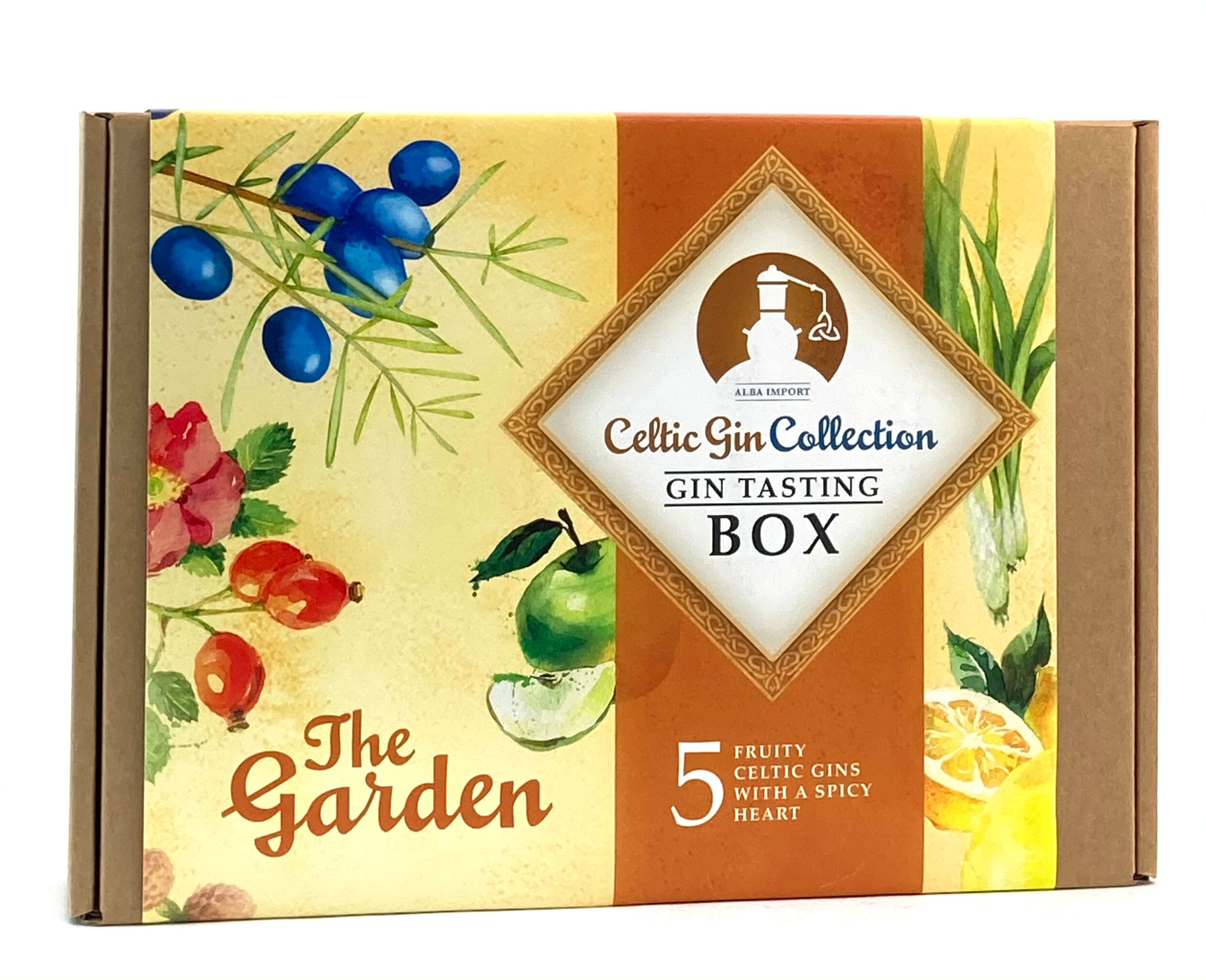 Celtic Gin Collection Tasting Box "The Garden" 5x0,04l 