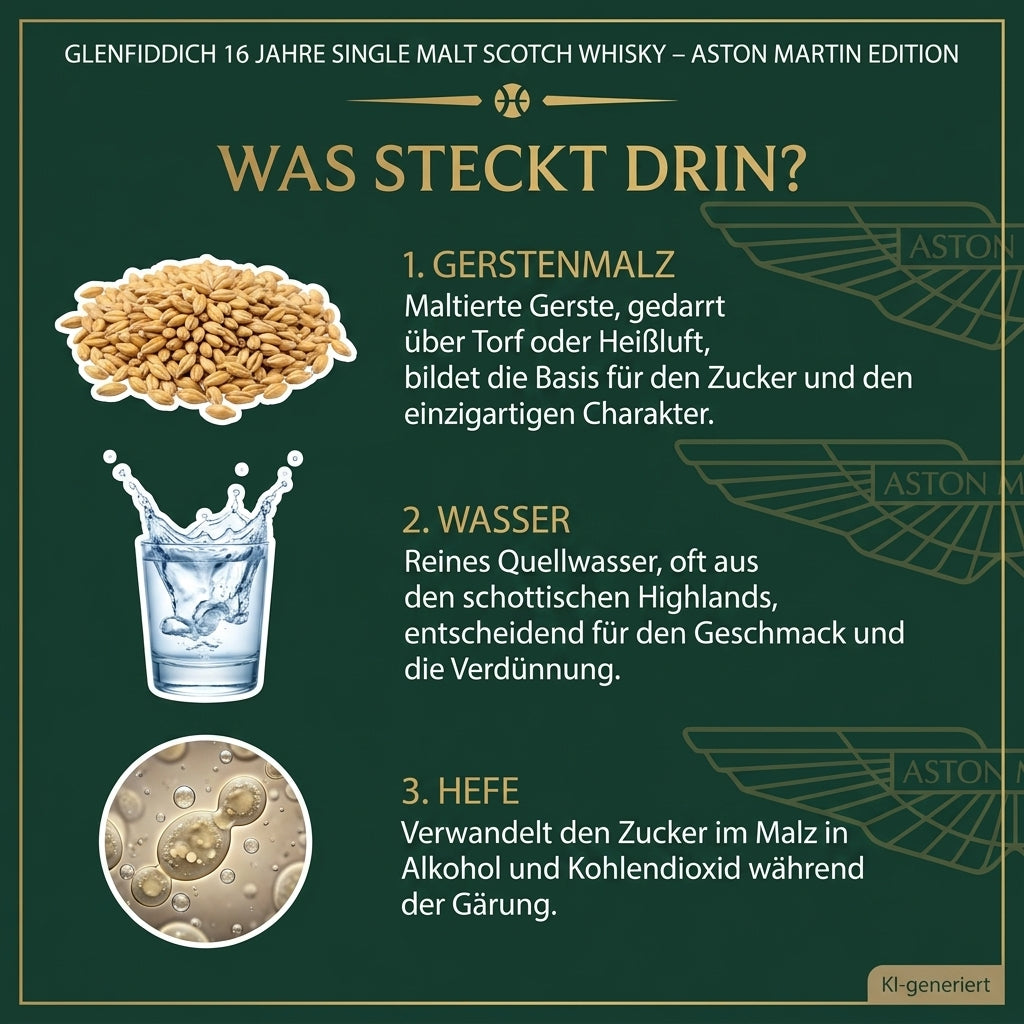 glenfiddich 16 aston martin 07l ingredients 2000