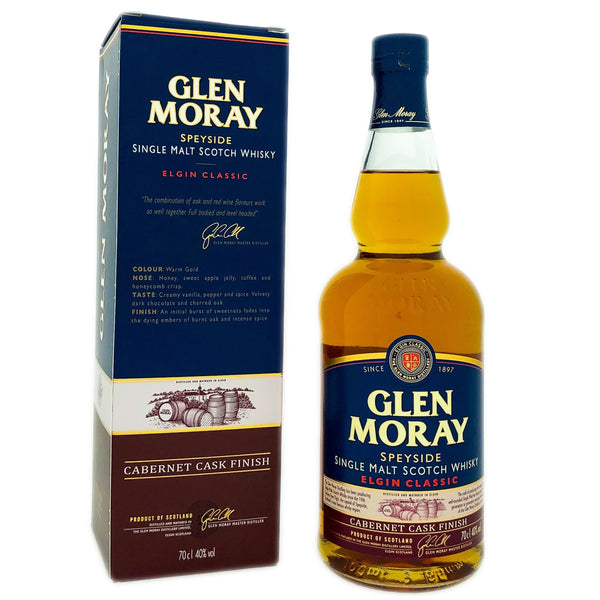 Glen Moray Cabernet Cask Finish 0,7l, alk. 40 tilavuusprosenttia