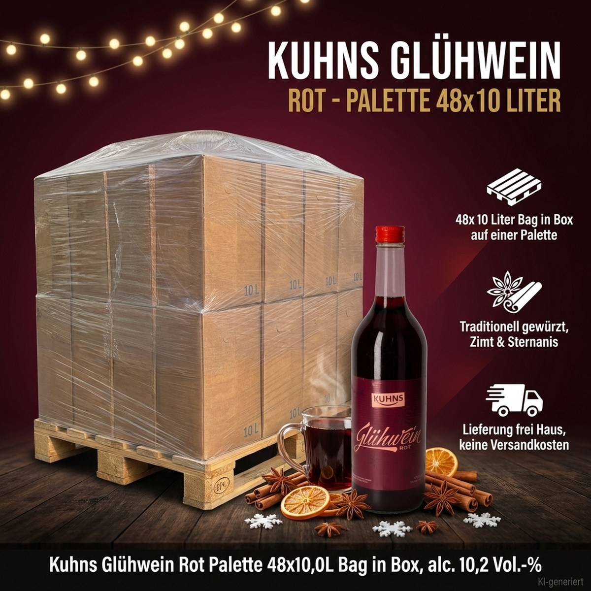 gluhwein palette rot48x10l amazon 2000