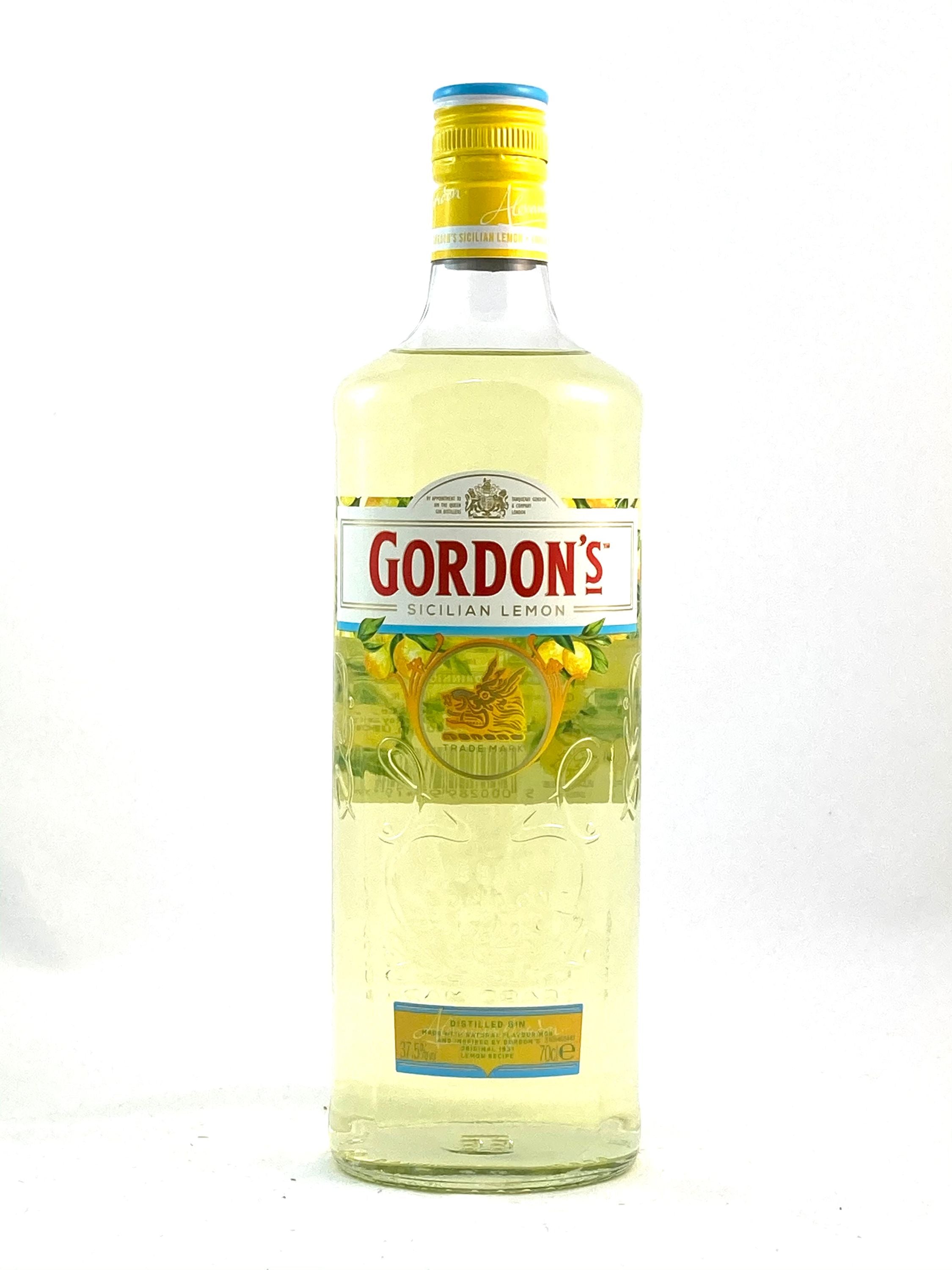 Gordon's Sicilian Lemon Gin 0,7l, alk. 37,5 tilavuusprosenttia, Gin England