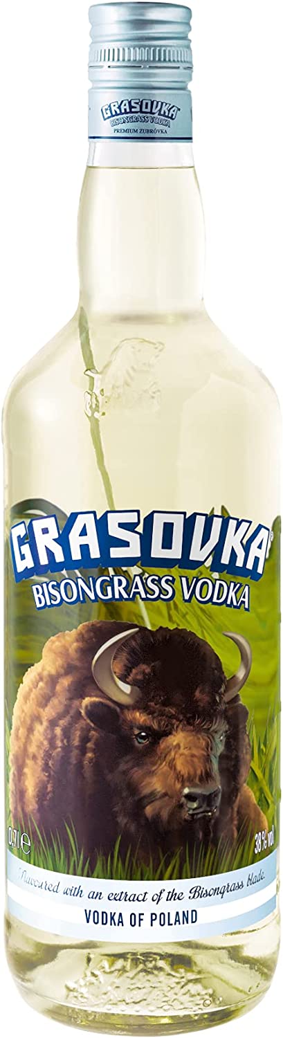 Grasovka Bisongrass Vodka 0,7l, alk. 38 tilavuusprosenttia, vodka, Puola