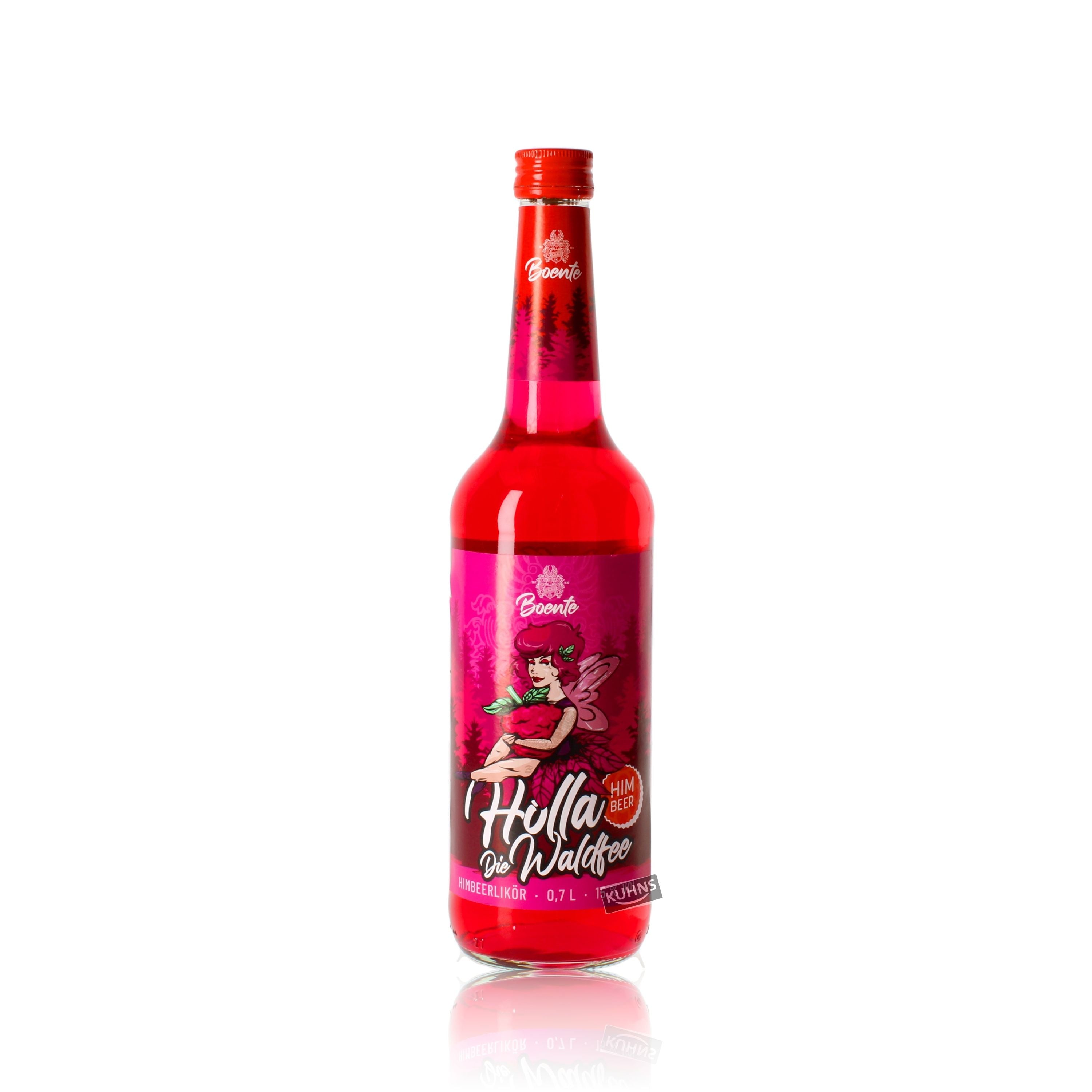 Holla the forest fairy 0.7l, alc. 15% by volume, raspberry liqueur Germany