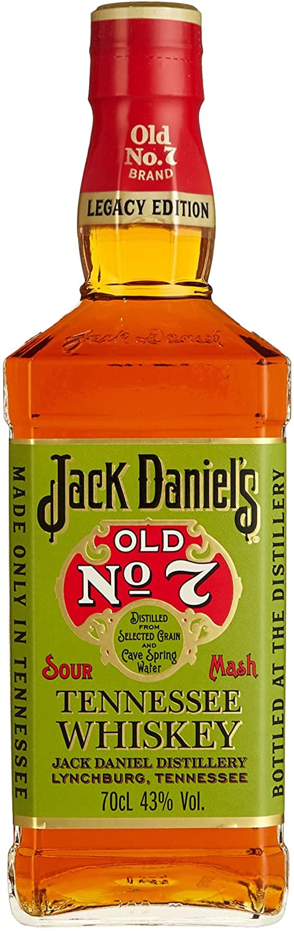 Jack Daniel's 1905 Legacy Edition 1 0,7l, alk. 43 tilavuusprosenttia.