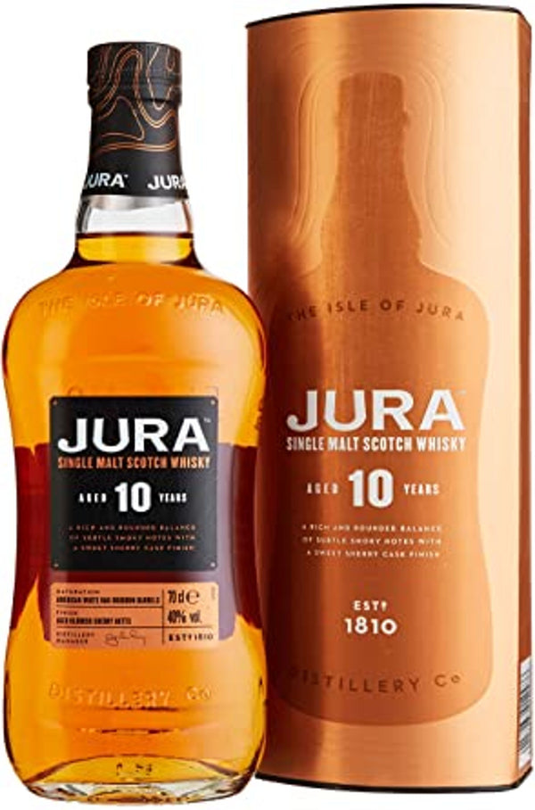 Jura 10 Years Single Malt Scotch Whisky 0,7l, alk. 40 % tilavuudesta