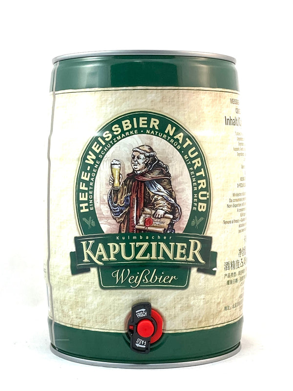 Kapuziner Hefe-Weißbier Partyfass 5,0l, alc. 5,4 Vol.-%