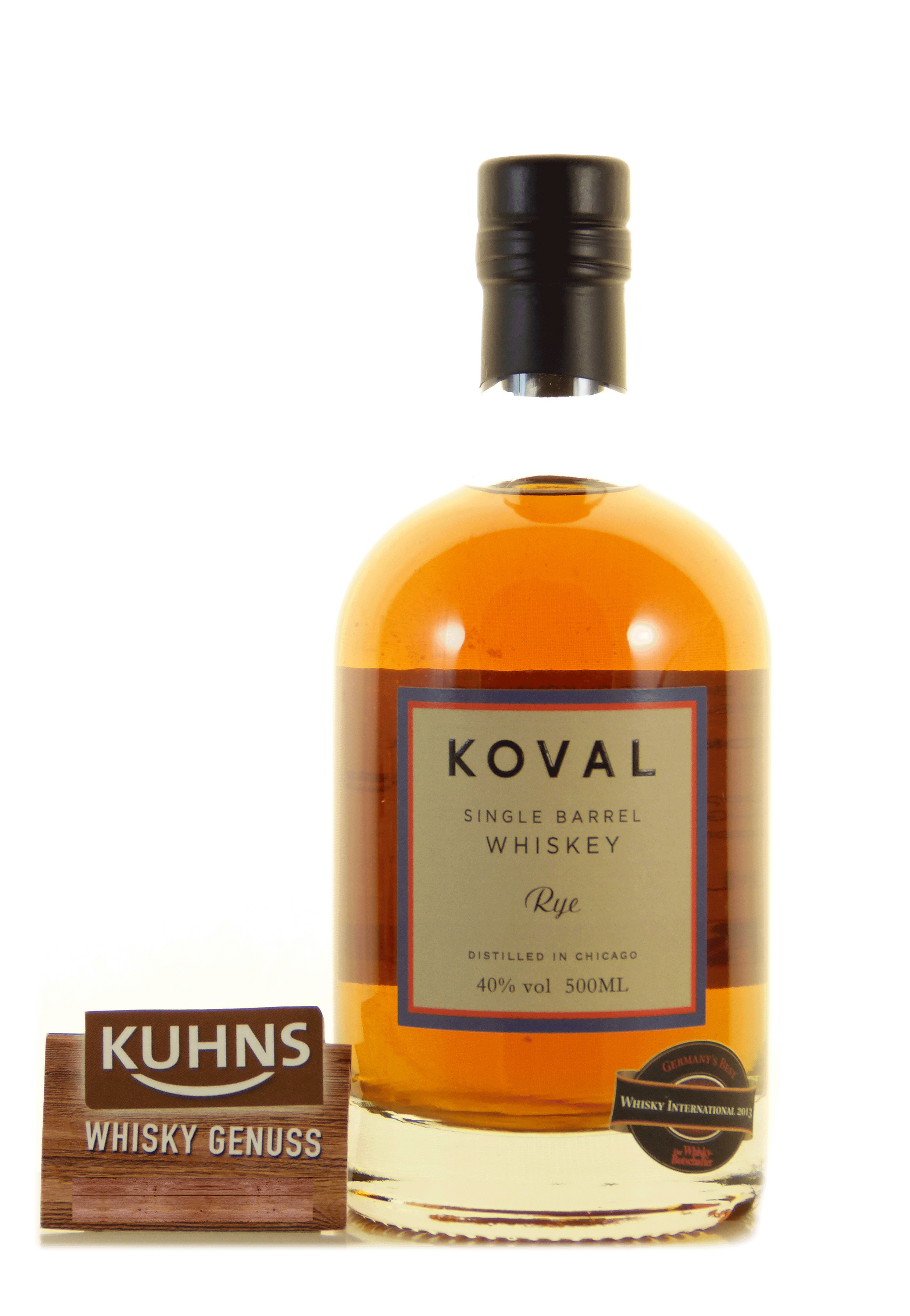 Koval Rye Single Barrel Rye Whiskey, 0,5l, alc. 40 Vol.-%