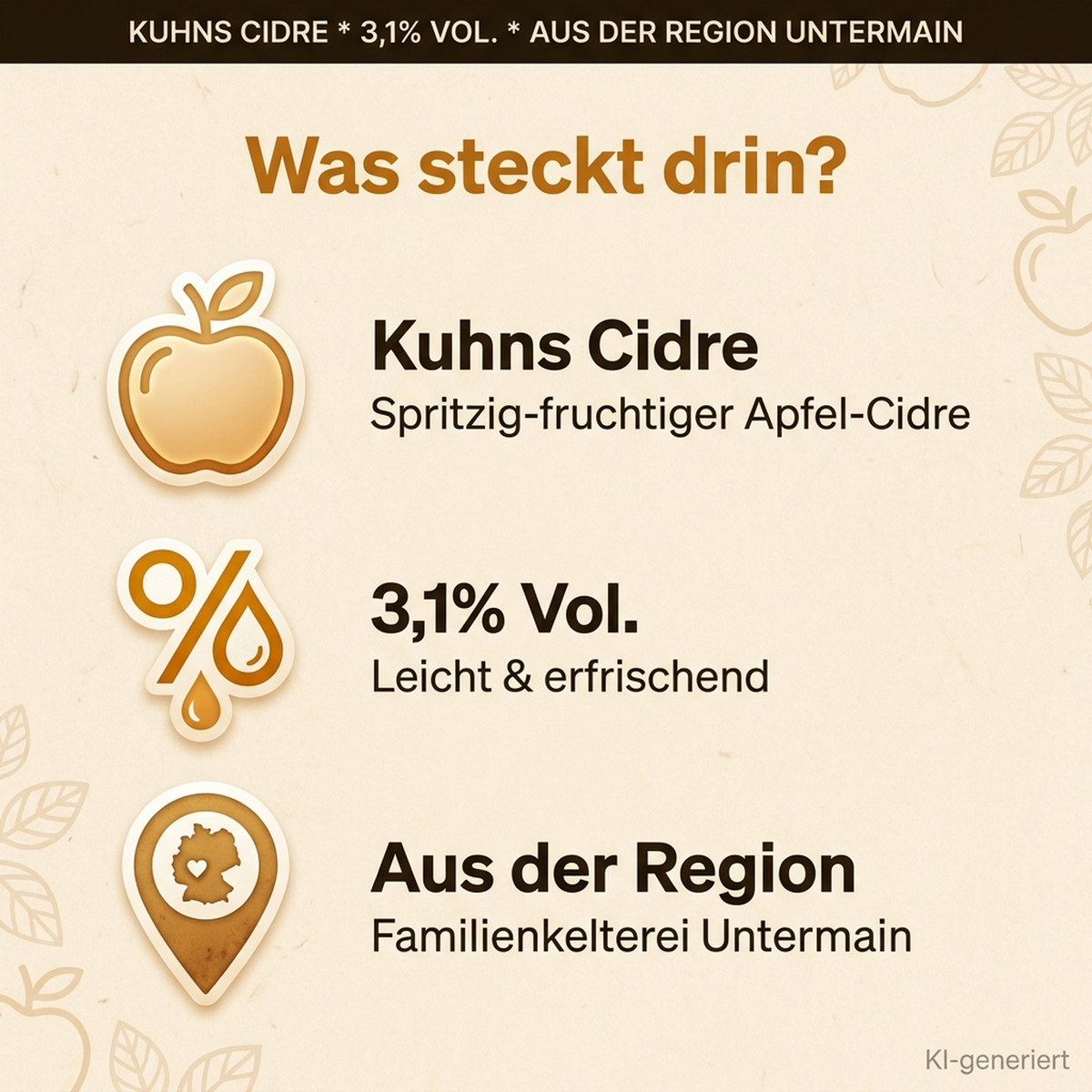 kuhns cidre ingredients 2000