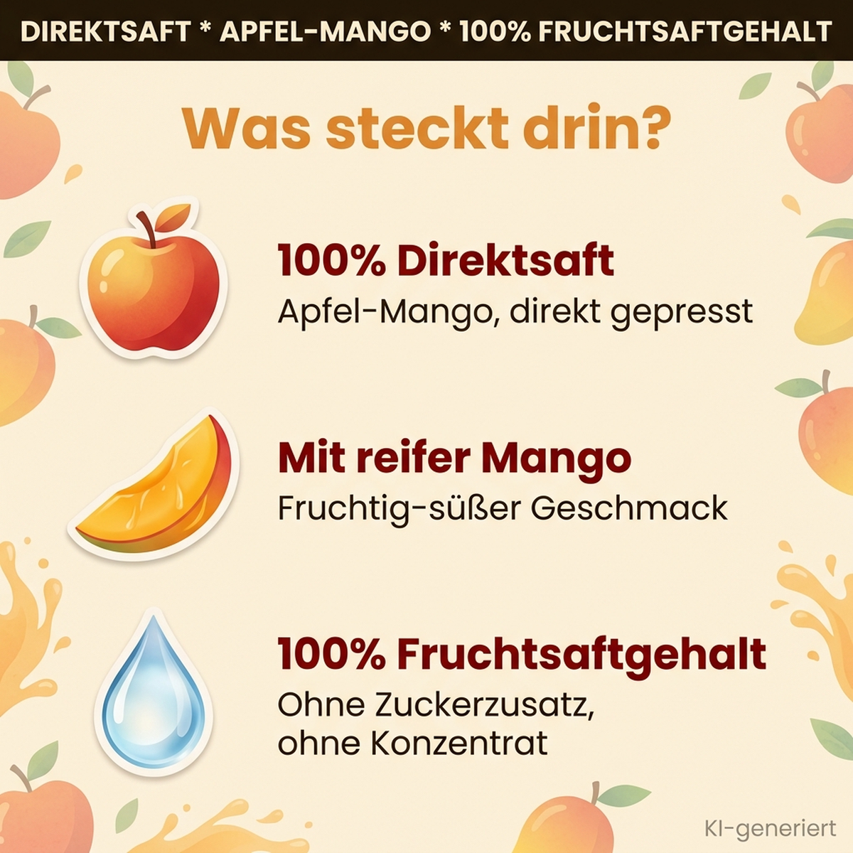 kuhns saft apfel mango ingredients 2000
