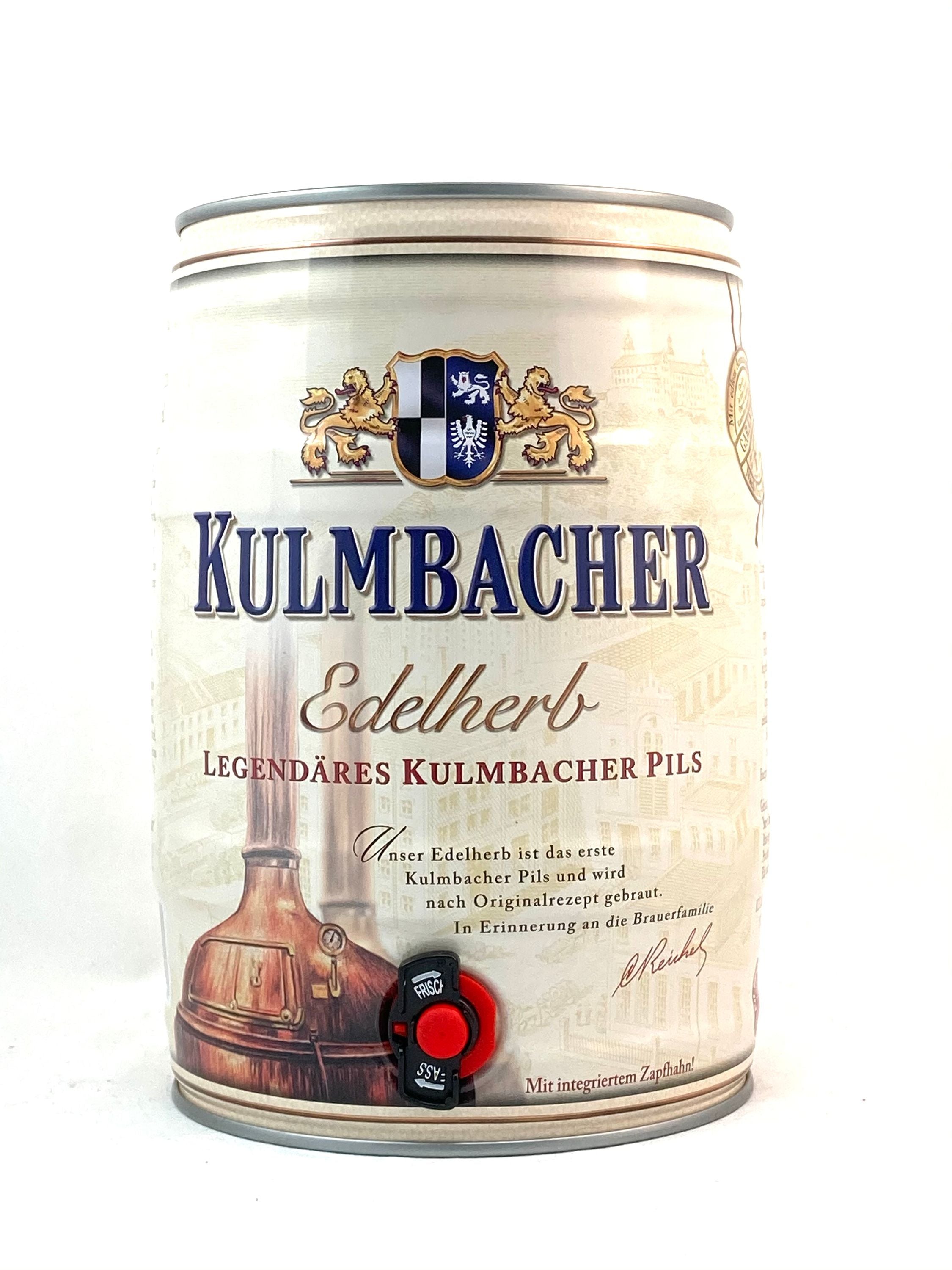 Kulmbacher Edelherb party keg 5.0l, alc. 4.9% by volume