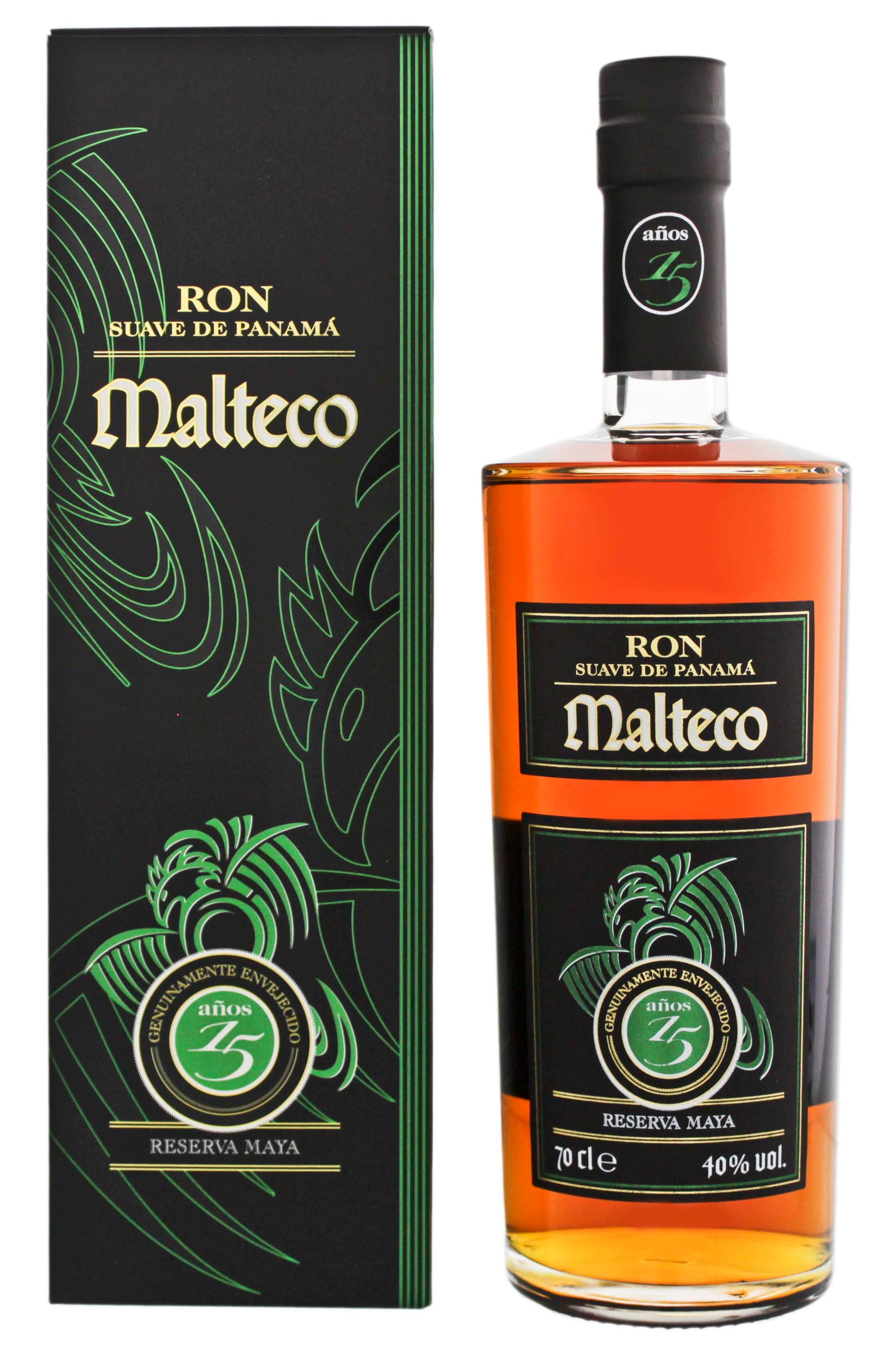 Malteco Rum 15 Jahre Reserva Maya 0,7l, alc. 40 Vol.-%, Rum Panama