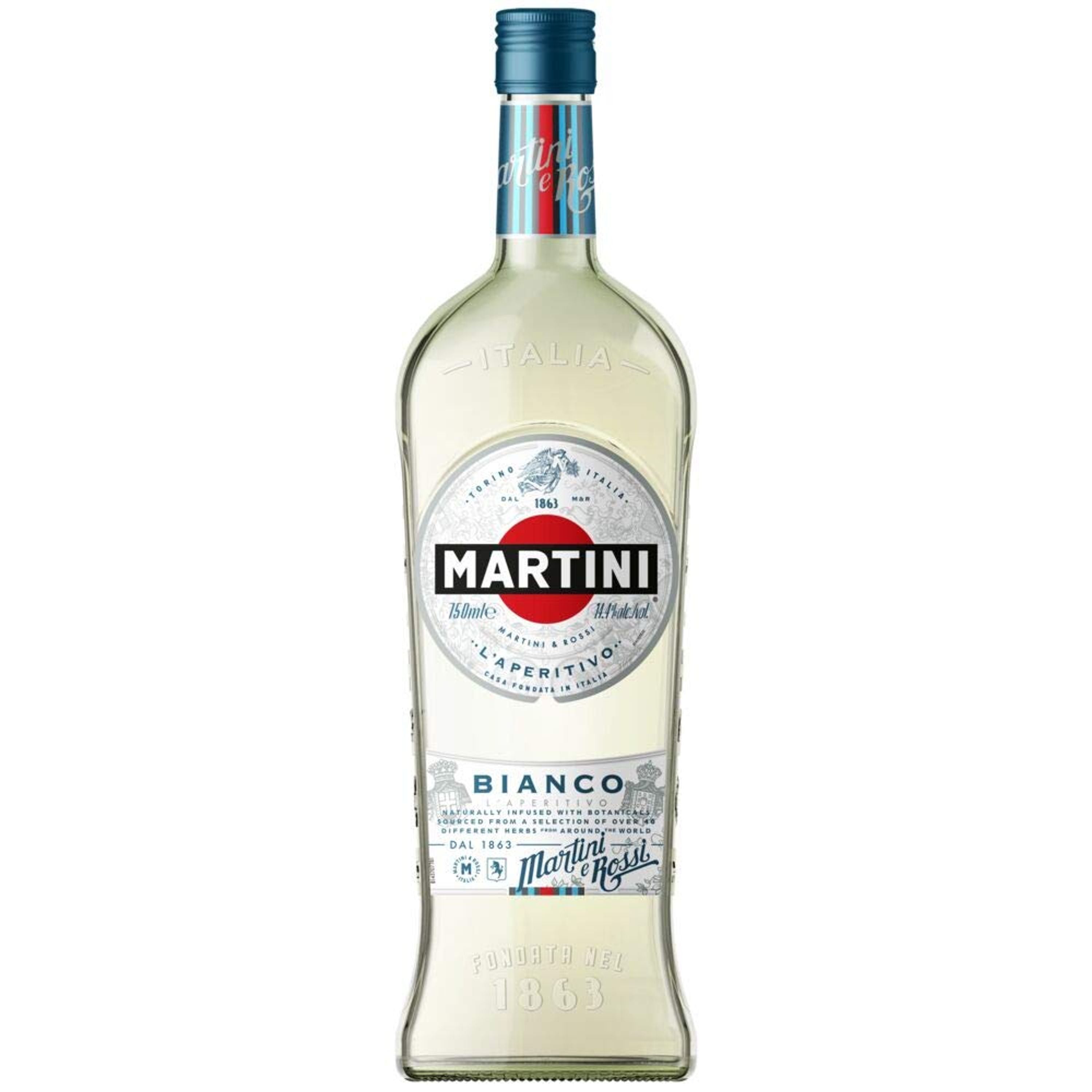 Martini Bianco 0,75l, alc. 14,4 Vol.-%, Weinhaltiges Getränk
