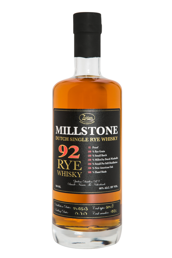 Zuidam Millstone 92 Single Rye Whisky, 0.7l, alc. 46% by volume