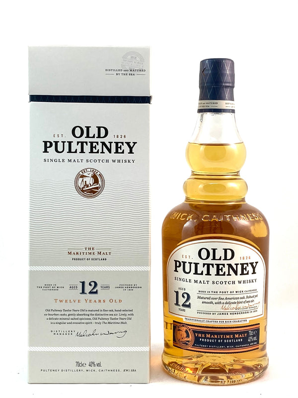 Vanha Pulteney 12 vuotta 0,7l, alk. 40 % tilavuudesta