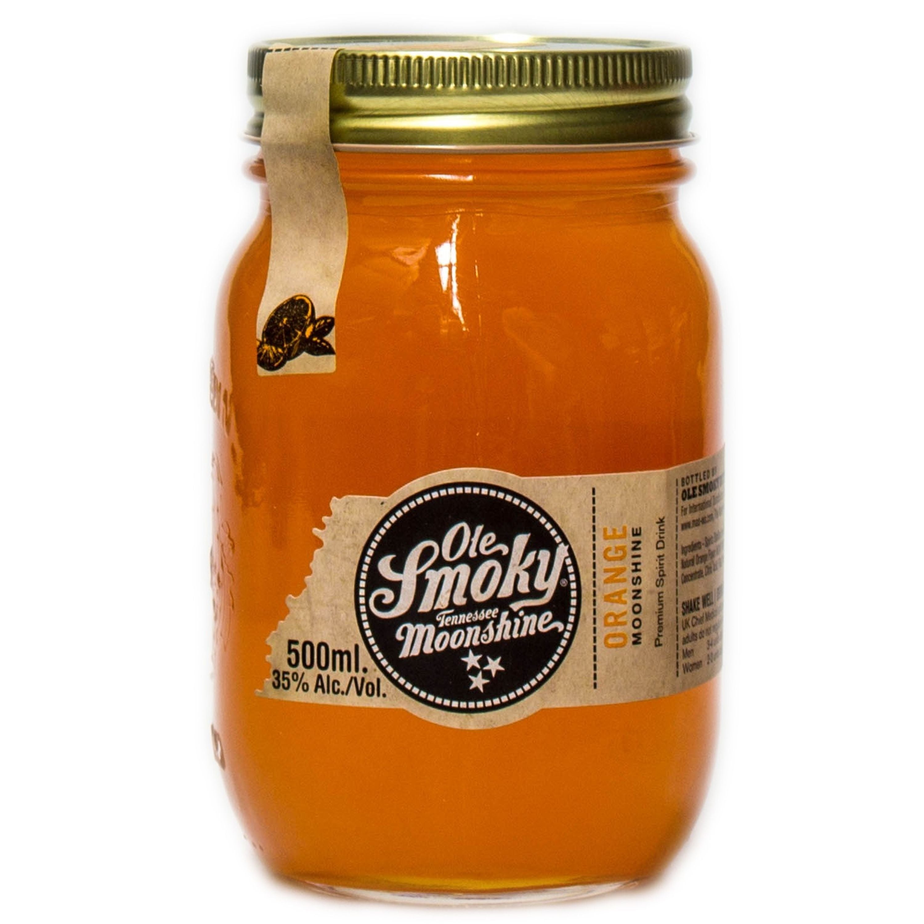 Ole Smoky Moonshine Orange 0.5l, alc. 35% ABV USA Whiskey