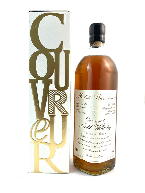 Michel Couvreur Overaged Malt Whisky, 0,7l, alk. 43 tilavuusprosenttia.