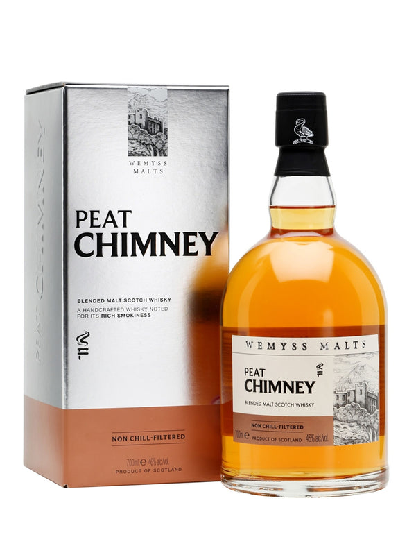 Peat Chimney Blended Malt Wemyss 0,7l, alc. 46 Vol.-%