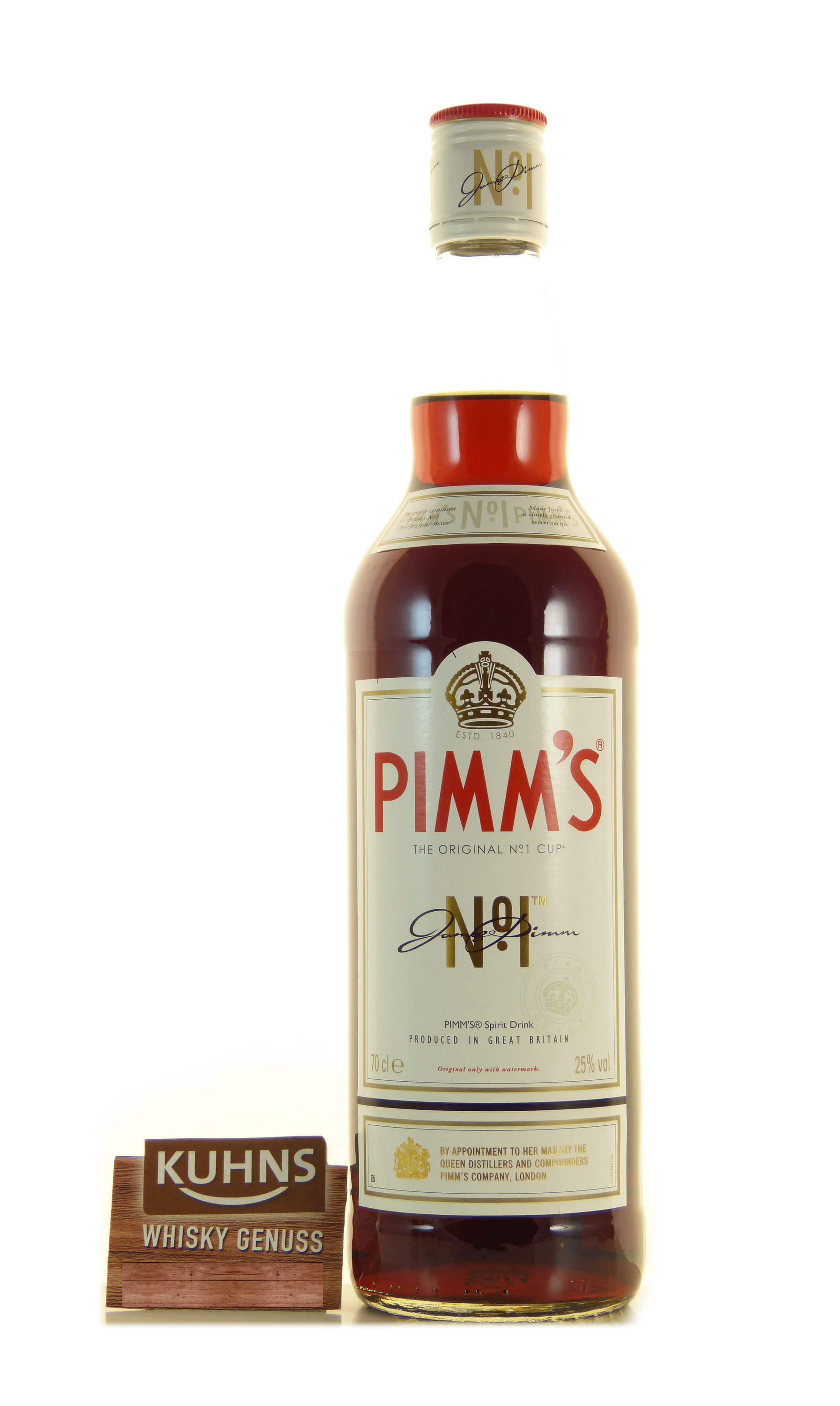 Pimms No.1 0,7l, alk. 25 tilavuusprosenttia, gin-likööri Englanti