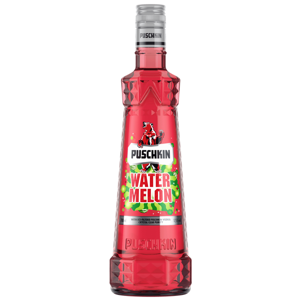 Puschkin Watermelon 0.7l, alc. 17.5% by volume, vodka Germany 