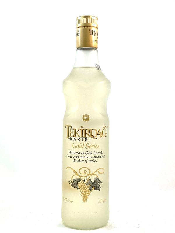 Tekirdag Raki Gold Series 0,7l, alk. 45 tilavuusprosenttia, turkkilainen alkoholi