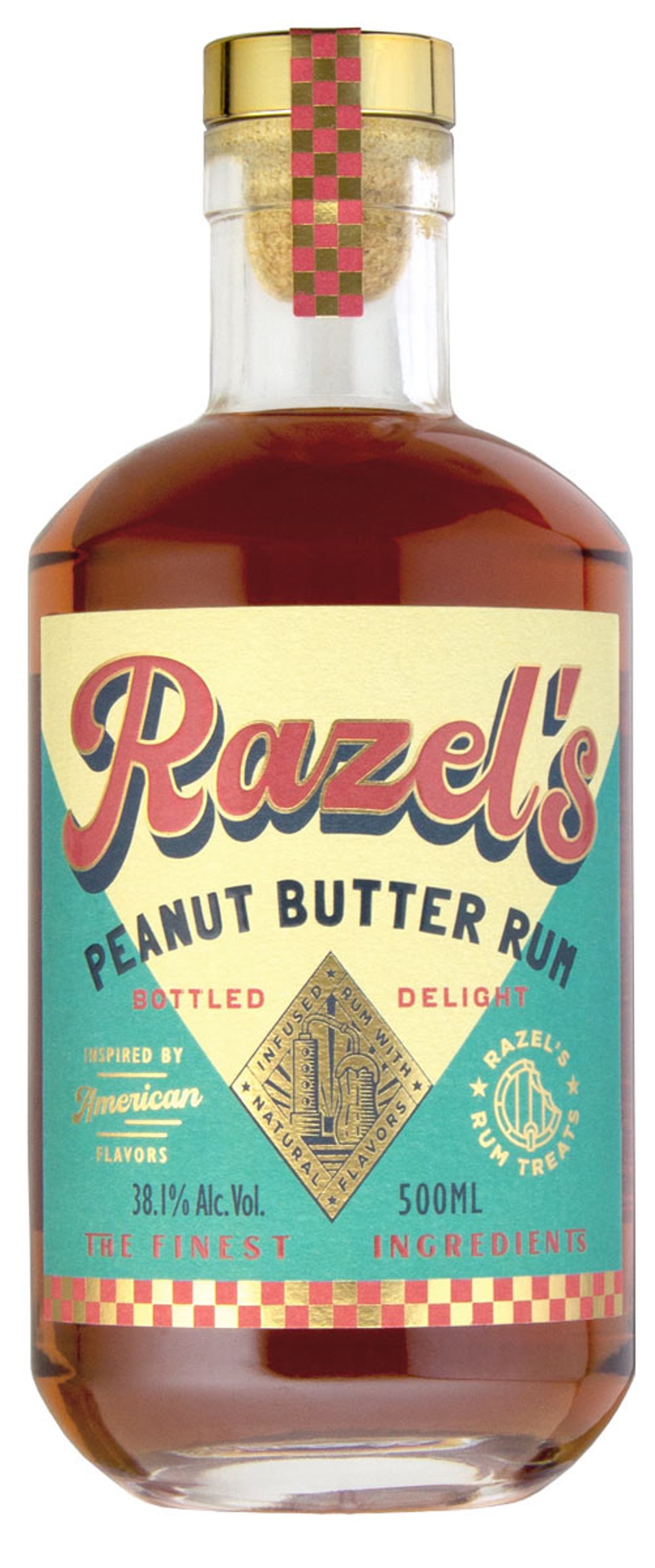 Razel's Peanut Butter Rum 0,5l, alc. 38,1 Vol.-%