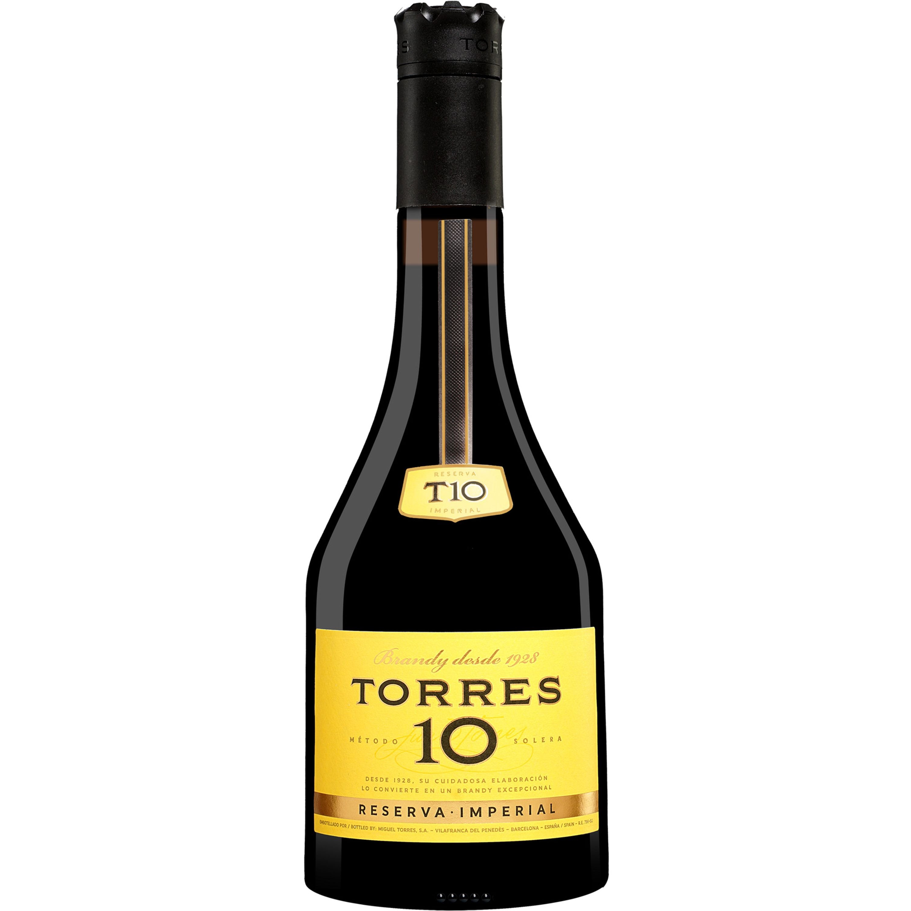 Torres 10 Reserva Imperial Brandy 0,7l alk. 38 tilavuusprosenttia, brandy Espanja
