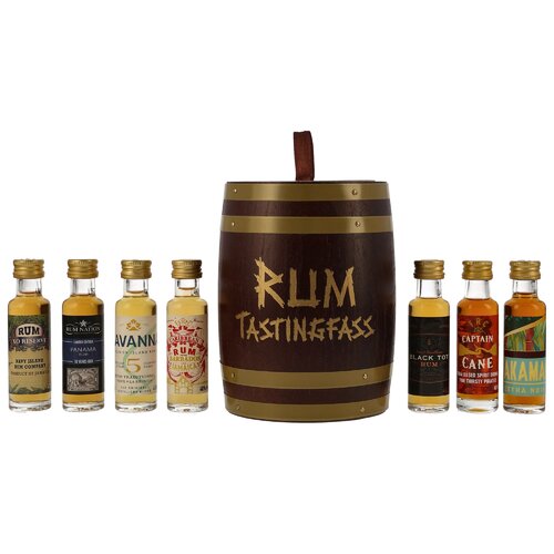 Rum Tasting Fass 7x 0,02l, alc. 41,7 Vol.-%