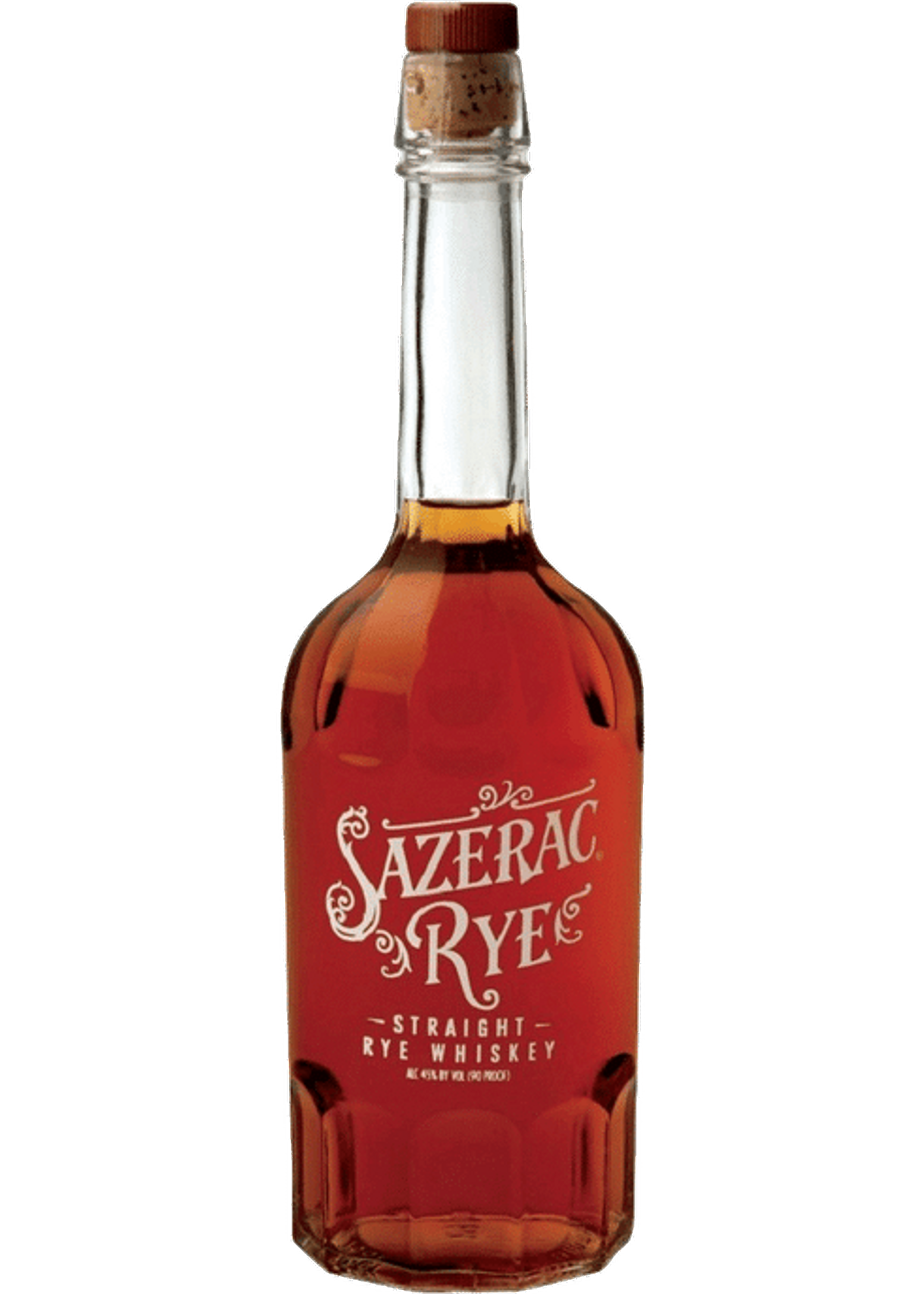 Sazerac Straight Rye Whisky, 0,7 l, 45 tilavuusprosenttia.