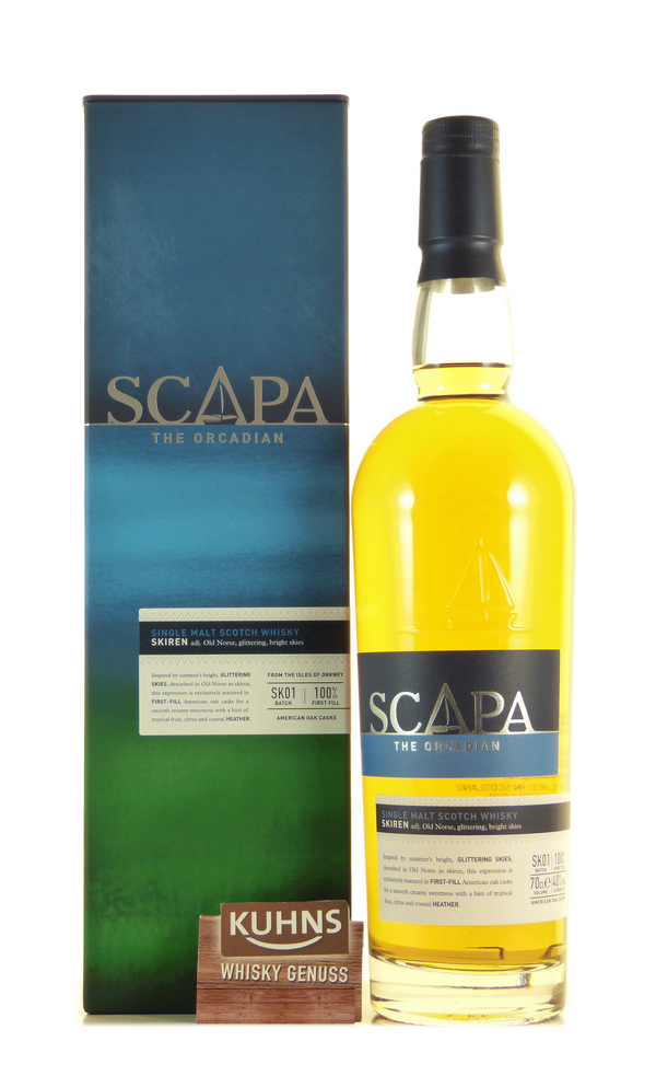 Scapa Skiren Single Malt Scotch Whisky 0,7l, alk. 40 % tilavuudesta