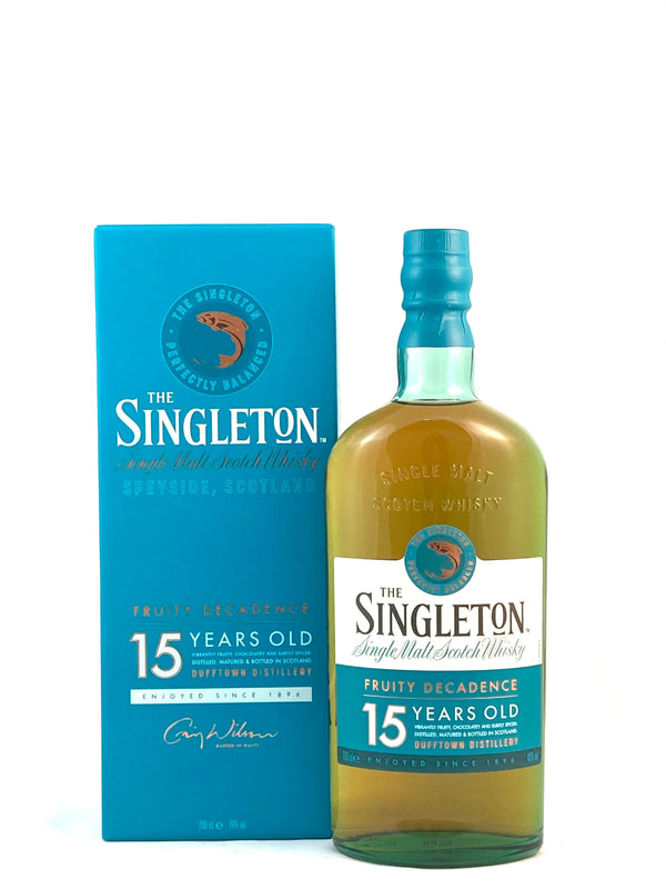 The Singleton of Dufftown 15 vuotta 0,7l, alk. 40 % tilavuudesta