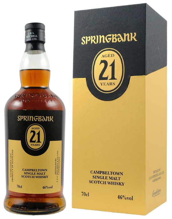 Springbank 21 years Release 2023 0.7l, alc. 46 Vol.-%