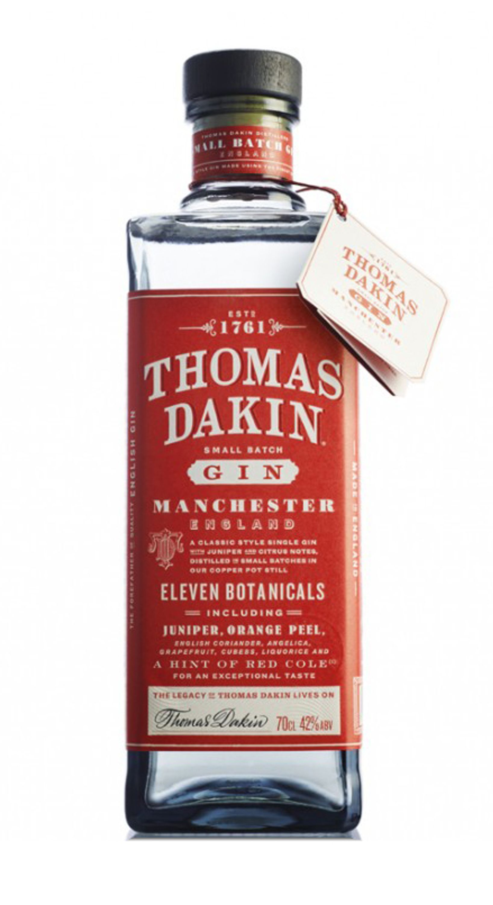 Thomas Dakin Small Batch Gin 1,0l, alk. 42 tilavuusprosenttia, Gin England