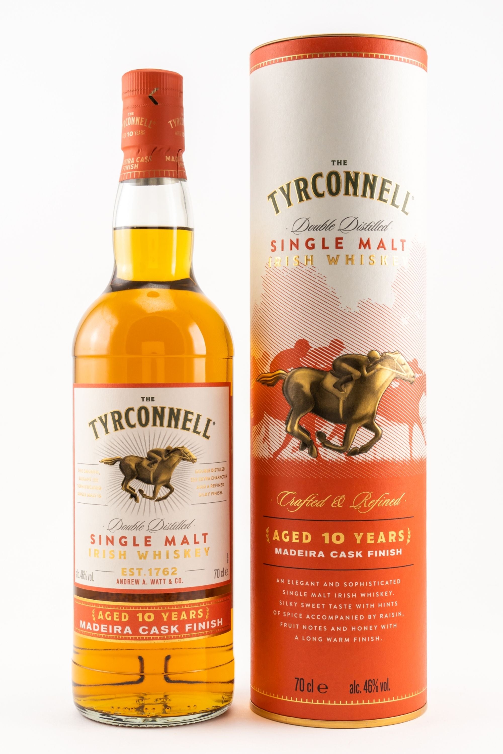 Tyrconnell Irish Single Malt Whisky 10 vuotta Madeira 0,7l, alk. 46 % tilavuudesta