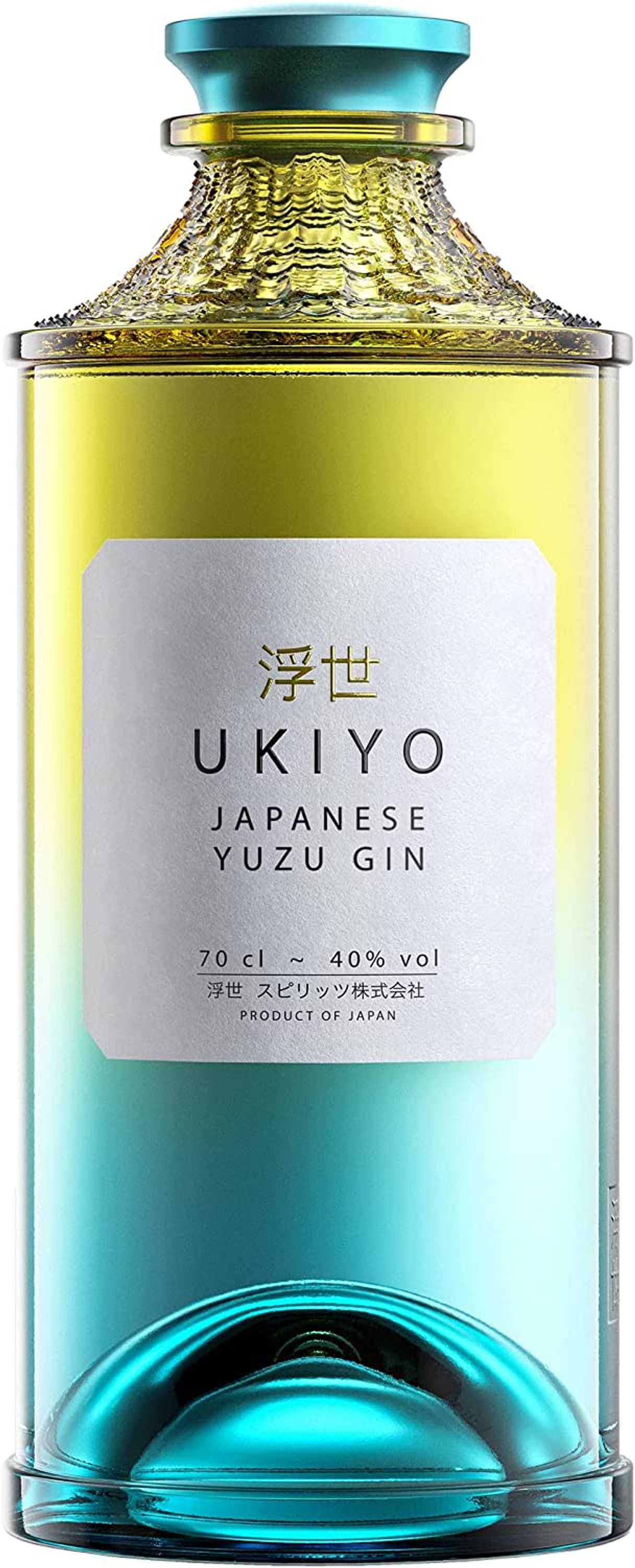 Ukiyo Japanese Yuzu Gin 0,7l, alc. 40 Vol.-% Gin Japan